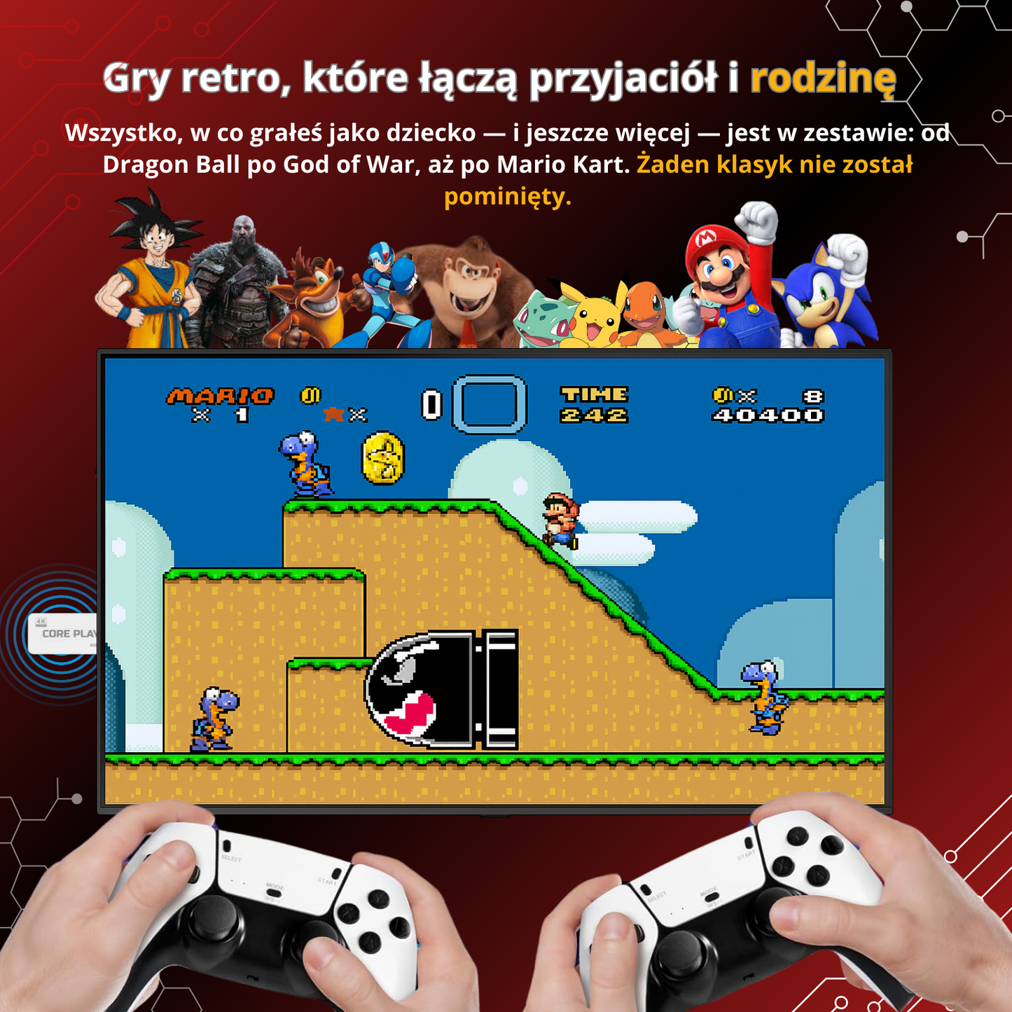 Nostalgia Stick™ | 30.000 Legendarne gry w jednym, potężnym sticku