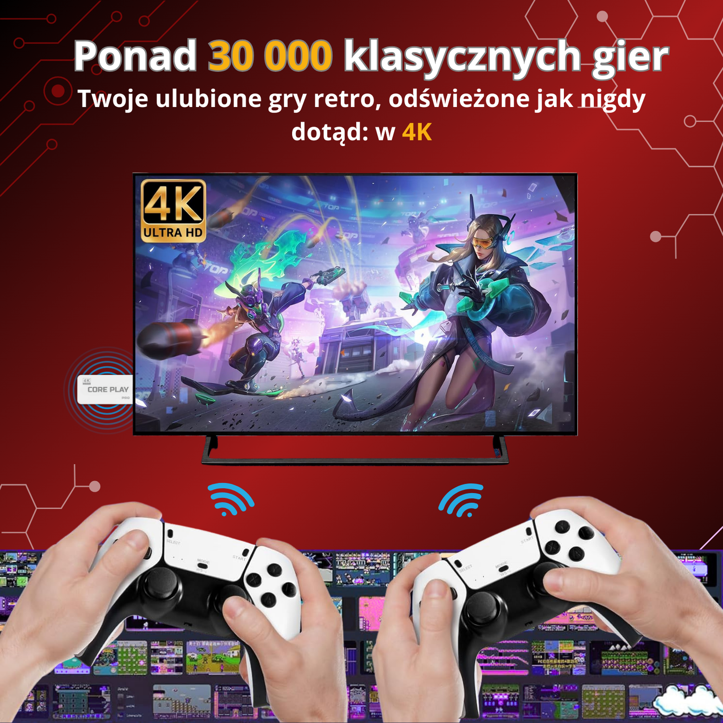 Nostalgia Stick™ | 30.000 Legendarne gry w jednym, potężnym sticku